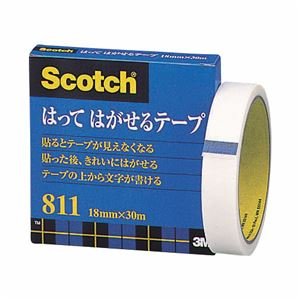 Amazon.co.jp: （まとめ） 3M スコッチ はってはがせるテープ 811 大巻
